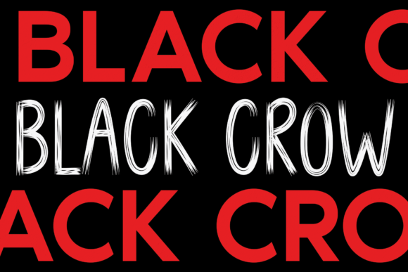Black Crow Font: A Bold Display Choice for Designers