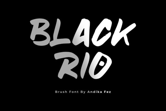 Black Rio: A Bold Display Font for Impactful Design