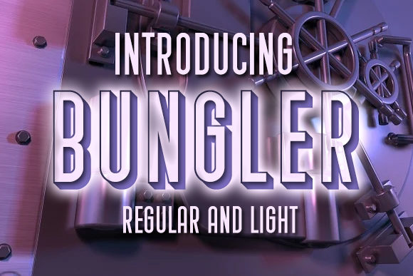 Bungler: A Bold and Chunky Display Font That Commands Attention