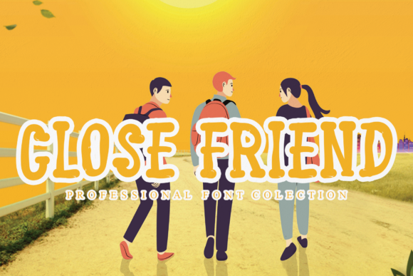 Close Friend Font for Joyful Designs