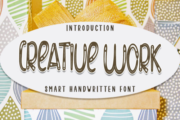 Creative Work: A Versatile Display Font for Expressive Design