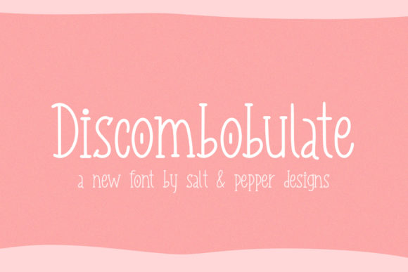 Discombobulate: A Quirky Display Font for Versatile Use