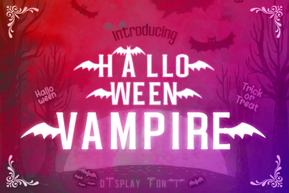 Halloween Vampire: A Bold and Versatile Font for Halloween Designs