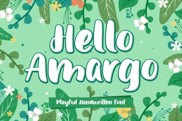 Hello Amargo Font: A Playful Design Powerhouse