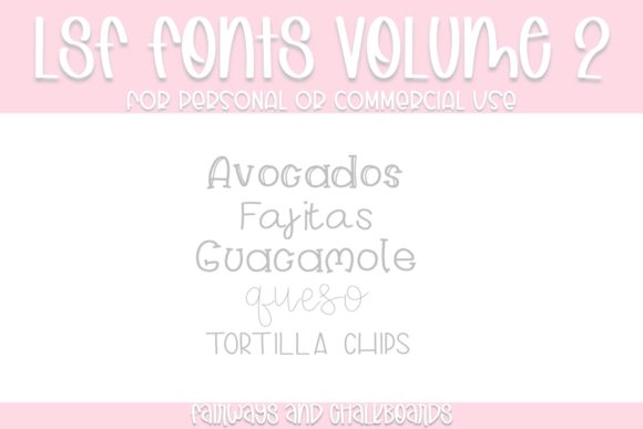 LSF Volume 2: A Versatile Font Collection for Modern Design Projects