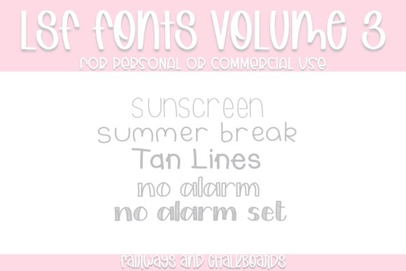 LSF Volume 3