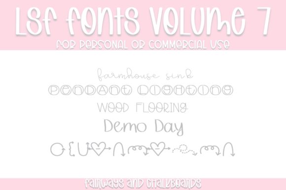 LSF Volume 7: A Versatile Font Collection for Modern Design Projects
