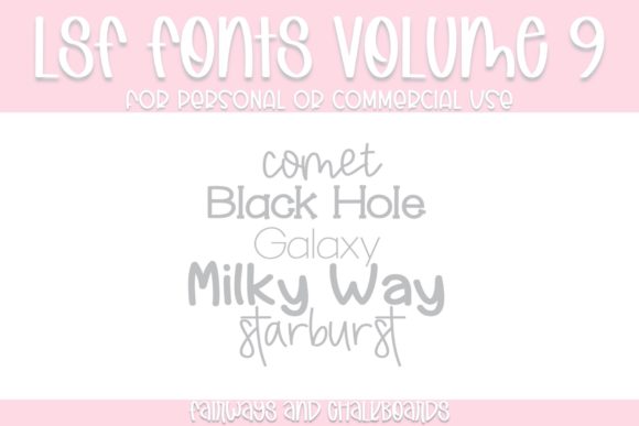 LSF Volume 9: A Versatile Font Collection for Modern Design Needs