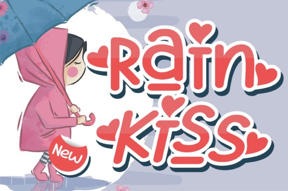 Rain Kiss Font for Creative and Practical Use