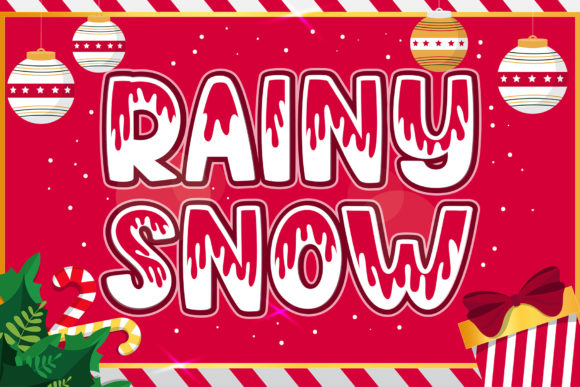 Rainy Snow Font: Bold, Chunky, and Full of Character