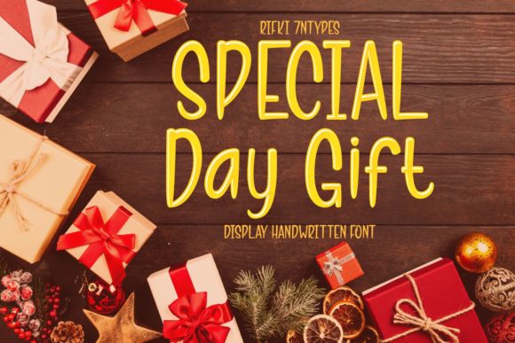 Special Day Gift Font for Creative Projects