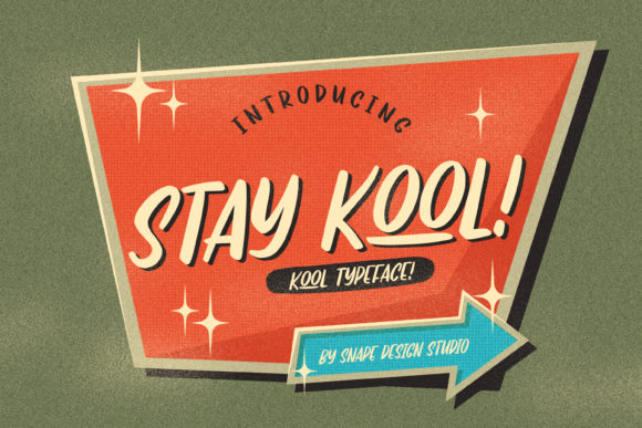 Stay Kool: A Versatile Display Font for Creative and Professional Workflows