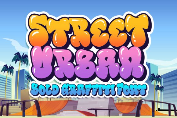 Street Urban: A Fun and Bubbly Display Font That Elevates Your Ideas