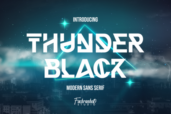 Thunder Black Font: A Modern Display Choice