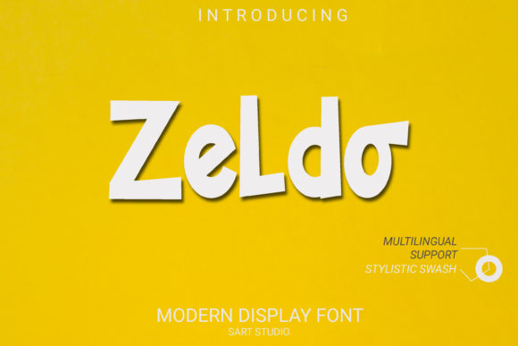 Zeldo: The Trendy Chunky Lettered Display Font That Elevates Your Creativity
