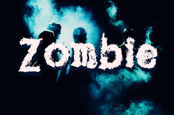 Zombie: A Unique Display Font for Halloween Crafting and Beyond
